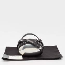 Alexander Wang Black Leather Small Dome Crossbody Bag