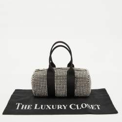 Alexander Wang Black Crystals Mini Cruiser Duffle Bag