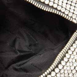 Alexander Wang Black Crystals Mini Cruiser Duffle Bag