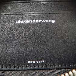 Alexander Wang Black Crystals Mini Cruiser Duffle Bag