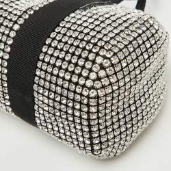 Alexander Wang Black Crystals Mini Cruiser Duffle Bag