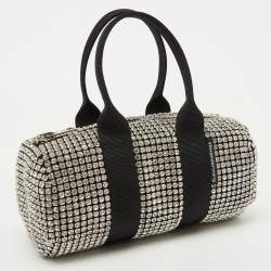 Alexander Wang Black Crystals Mini Cruiser Duffle Bag