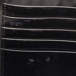 Alexander Wang Black Green Watersnake and Leather Zip Clutch