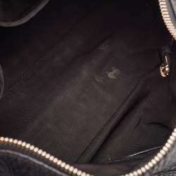 Alexander Wang Black Textured Leather Rocco Duffel Bag