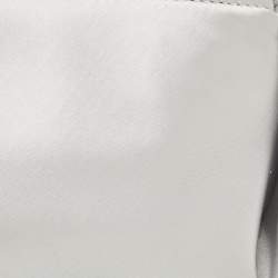 Alexander Wang Grey Satin Micro Crystal Marquess Bag