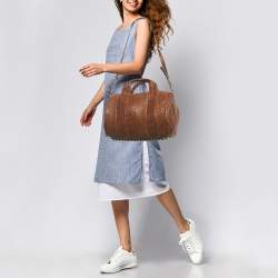 Alexander Wang Brown Pebbled Leather Rocco Bag