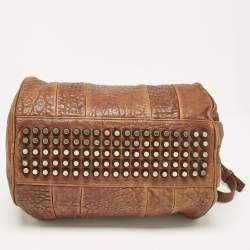 Alexander Wang Brown Pebbled Leather Rocco Bag