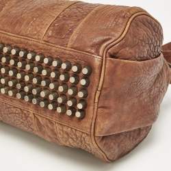 Alexander Wang Brown Pebbled Leather Rocco Bag