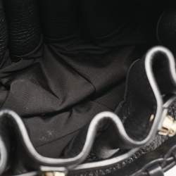 Pre Owned Alexander Wang Black Pebbled Leather Diego Bucket Bag