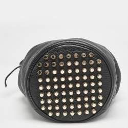 Pre Owned Alexander Wang Black Pebbled Leather Diego Bucket Bag