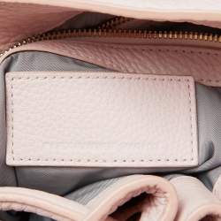Alexander Wang Light Pink Textured Leather Diego Bucket Bag