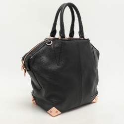 Alexander Wang Black Leather Emile Satchel