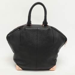 Alexander Wang Black Leather Emile Satchel