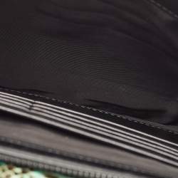 Alexander Wang Green/Black Python and Leather Flap Shoulder Bag