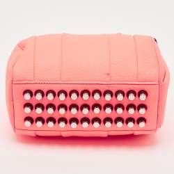Alexander Wang Neon Orange Pebbled Leather Mini Rockie Bag
