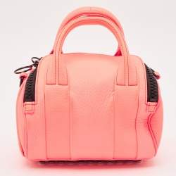 Alexander Wang Neon Orange Pebbled Leather Mini Rockie Bag