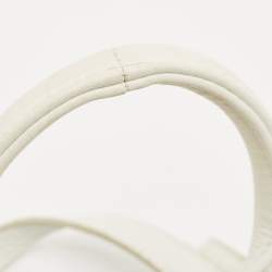 Alexander Wang White Pebbled Leather Mini Rockie Bag