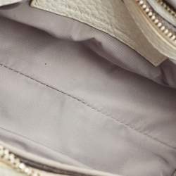 Alexander Wang White Pebbled Leather Mini Rockie Bag