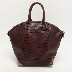 Alexander Wang Burgundy Leather Emile Satchel