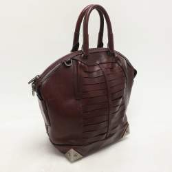 Alexander Wang Burgundy Leather Emile Satchel