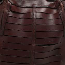 Alexander Wang Burgundy Leather Emile Satchel