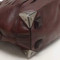 Alexander Wang Burgundy Leather Emile Satchel