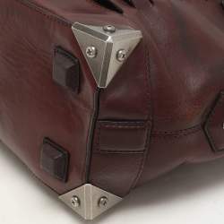 Alexander Wang Burgundy Leather Emile Satchel