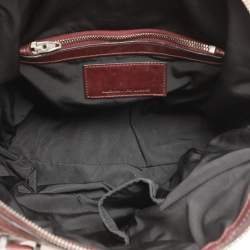 Alexander Wang Burgundy Leather Emile Satchel