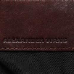 Alexander Wang Burgundy Leather Emile Satchel