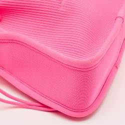 Alexander Wang Neon Pink Fabric Ryan Drawstring Bag