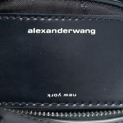 Pre Owned Alexander Wang Grey Leather Small Halo Satchel