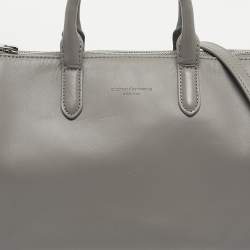 Pre Owned Alexander Wang Grey Leather Small Halo Satchel