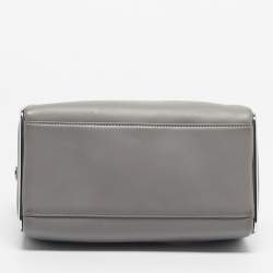 Pre Owned Alexander Wang Grey Leather Small Halo Satchel