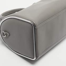 Pre Owned Alexander Wang Grey Leather Small Halo Satchel