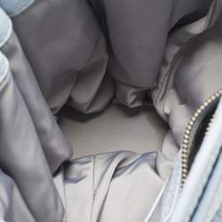 Pre Owned Alexander Wang Light Blue Pebbled Leather Diego Bucket Bag