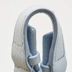 Pre Owned Alexander Wang Light Blue Pebbled Leather Diego Bucket Bag