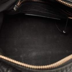 Pre Owned Alexander Wang Black Pebbled Leather Rocco Bag
