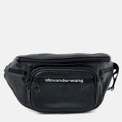 Pre Owned Alexander Wang Black Leather hip sack