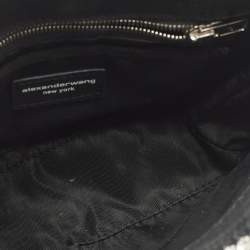 مملوكة مسبقًا Alexander Wang Cruiser Crystal Embellished Mini Black Canvas Tote