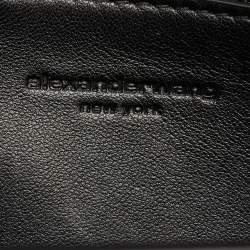 مملوكة مسبقًا حقيبة كتف سلسلة جلد لامع أسود ألكسندر وانغ و ليجاسي صغيرة