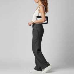 مملوكة مسبقًا حقيبة كتف سلسلة جلد لامع أسود ألكسندر وانغ و ليجاسي صغيرة