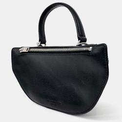 Pre Owned Alexander Wang Black Leather Mini Attica Tote and Shoulder Bag