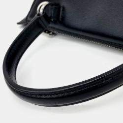 Pre Owned Alexander Wang Black Leather Mini Attica Tote and Shoulder Bag