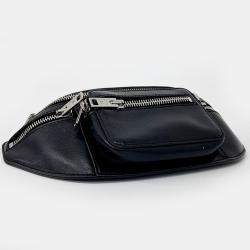 Pre Owned Alexander Wang Black Leather Mini Attica Tote and Shoulder Bag