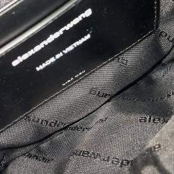 Pre Owned Alexander Wang Black Leather Mini Attica Tote and Shoulder Bag