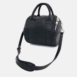 Pre Owned Alexander Wang Black Leather Loki Duffel Bag