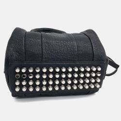 Pre Owned Alexander Wang Black Leather Loki Duffel Bag