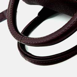 مملوكة مسبقًا Alexander Wang Burgundy Leather Mini Loki Duffel Bag