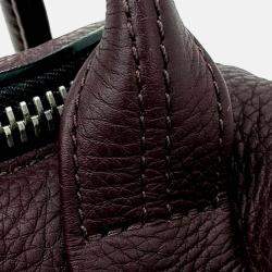 مملوكة مسبقًا Alexander Wang Burgundy Leather Mini Loki Duffel Bag