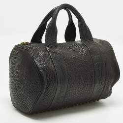 مملوكة مسبقًا حقيبة ألكسندر وانغ "روكو ساتشيل" جلد أسود